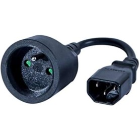  Adaptateur IEC C14 / CEE 7/5 femelle powerful 
