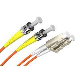 Fibre patch cord LC-ST MM duplex OM2 (2m) in europe 